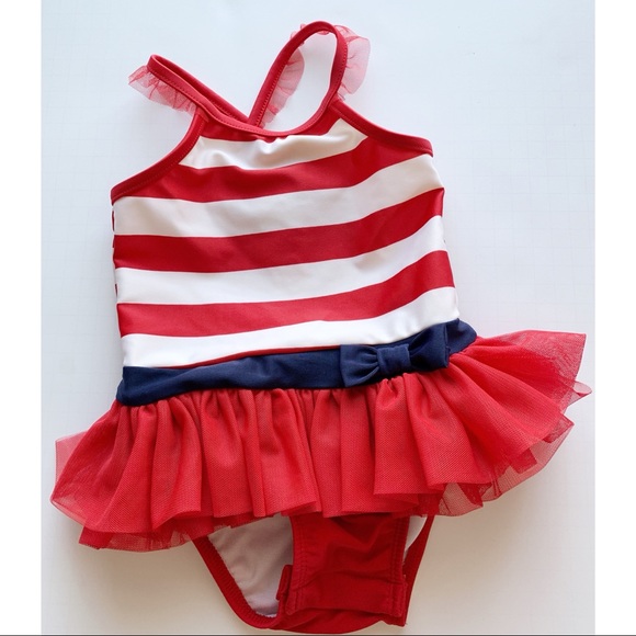 girls 4th of july bathing suit